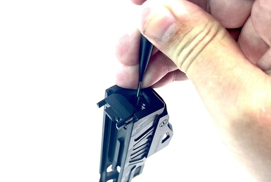 Starting the slide cover plate