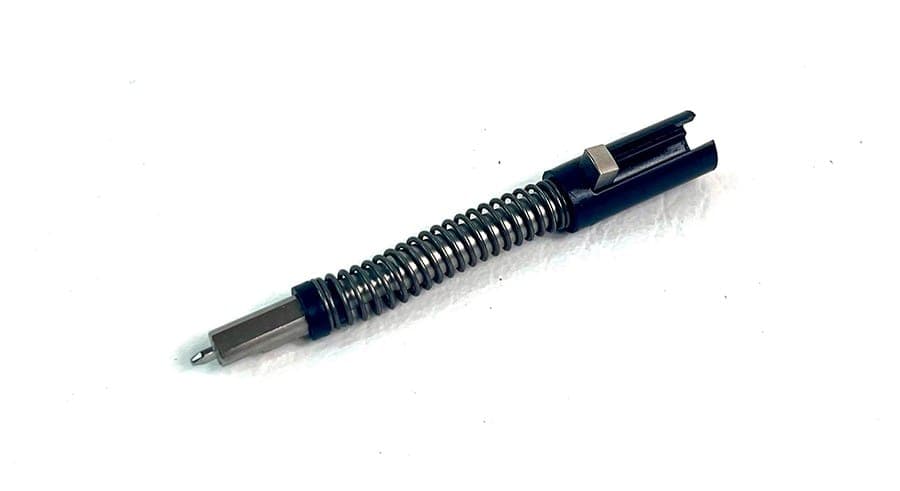 Assembled Glock firing pin