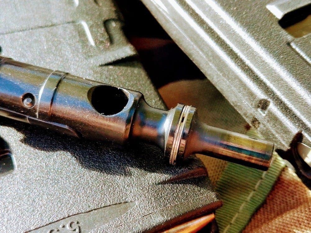 Clean AR-15 bolt