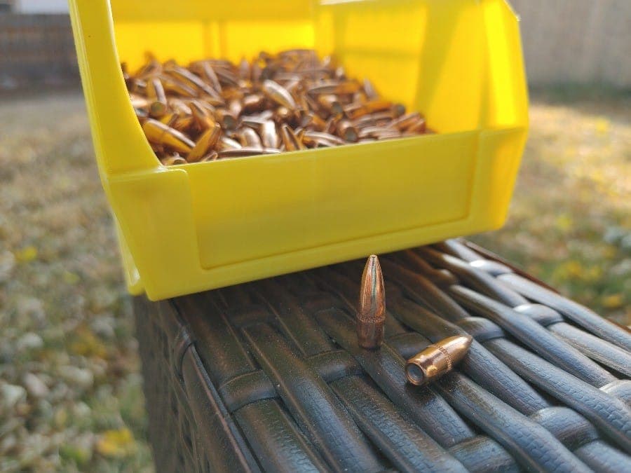 Range brass collected for reloading