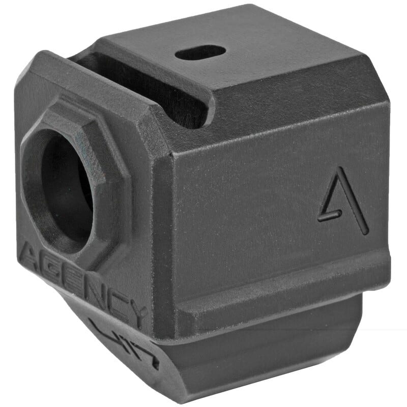 Agency Arms 417 Single Compensator for Glock Gen 4 Black, compensator
