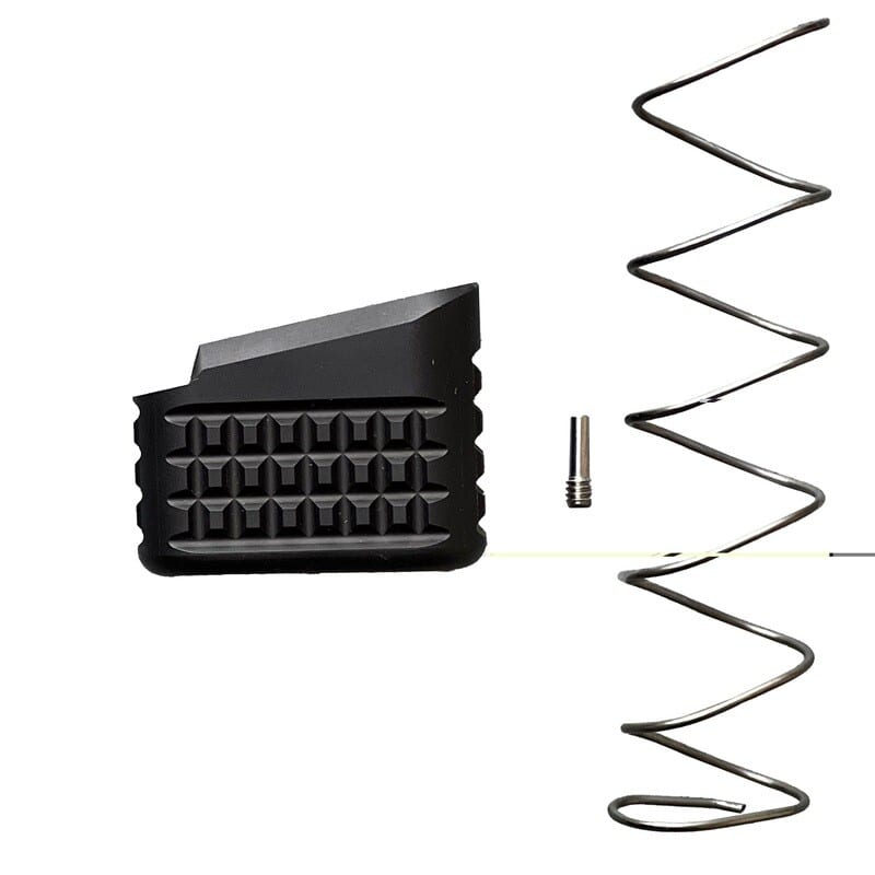 Backup Tactical Mag Extension for Glock 19/23 +5, magazine base pad