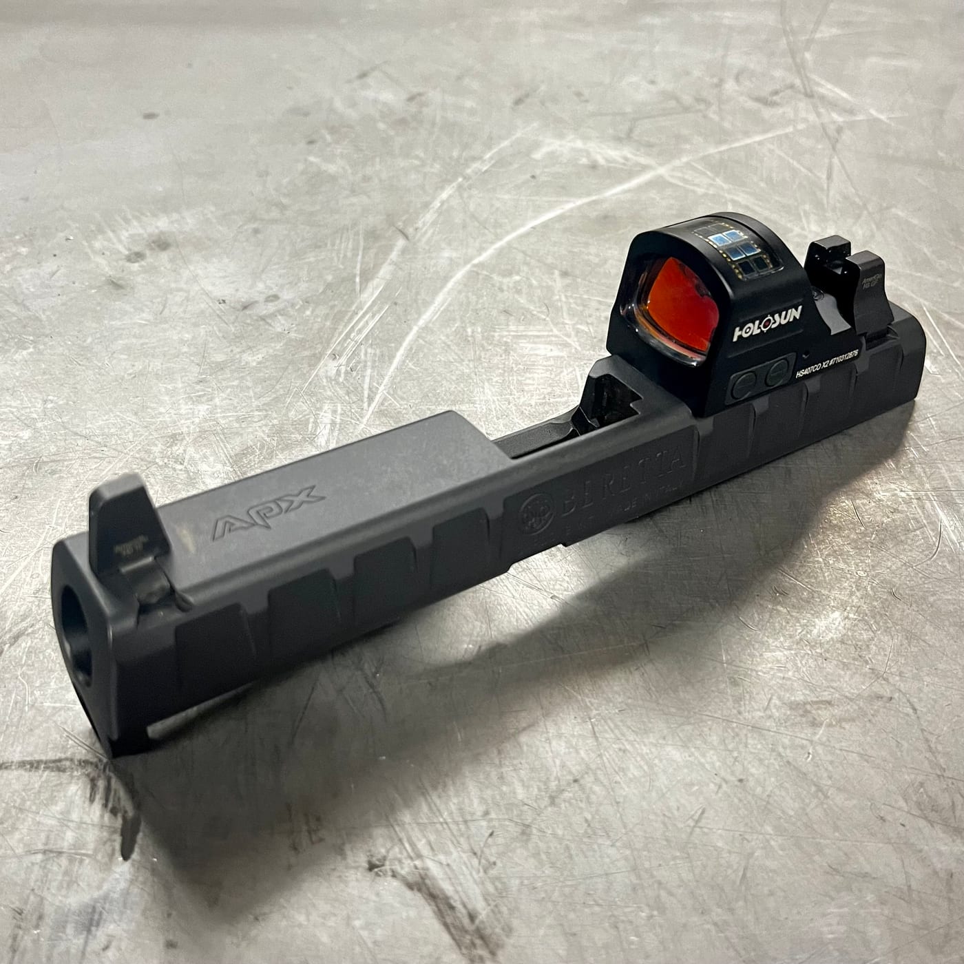 Beretta APX Optic Cut: example of our work