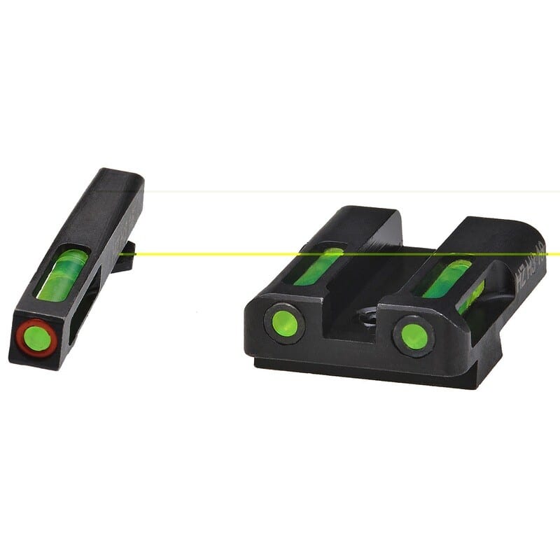 HiViz H3 Night Sights for Glock 17 Green Fo Orange Rg, sight
