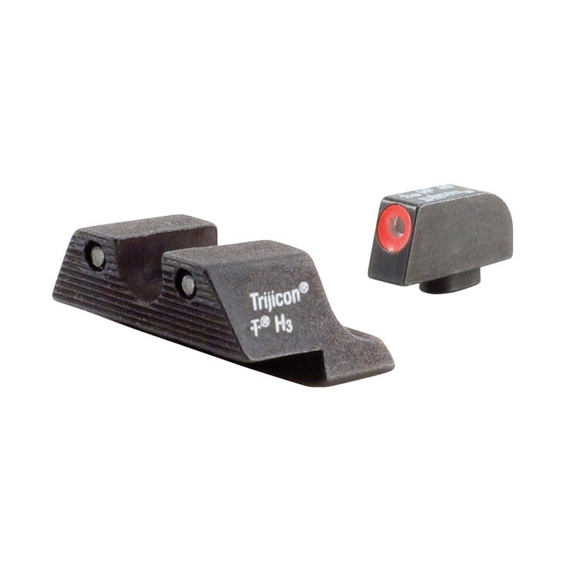 Trijicon HD Night Sights for Glock 9 Orange Outline, sight