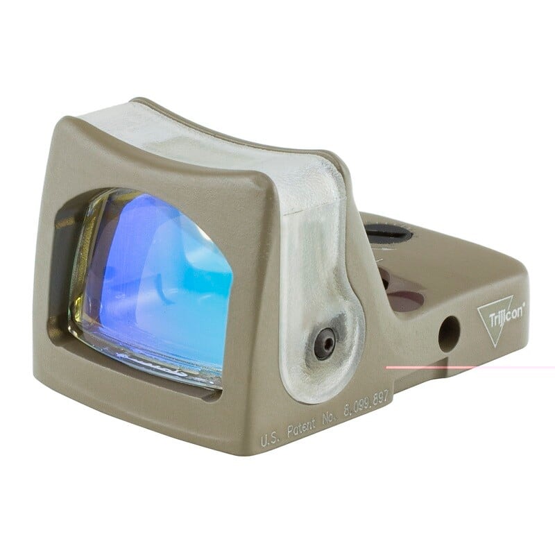 Trijicon RMR Dual Illuminated 7 MOA dot Amber Dot FDE, red dot sight